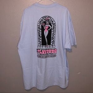 PlayDude Bunny Lady Sky Blue Tee